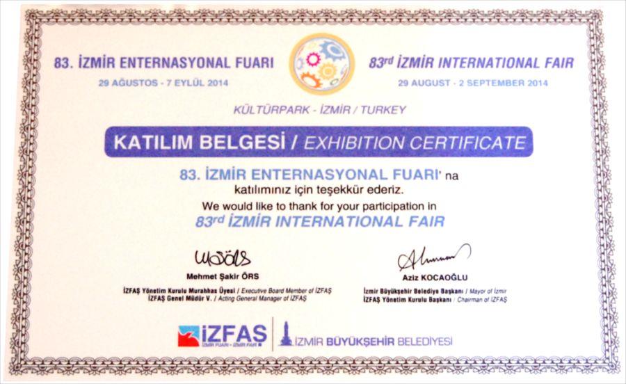 83. Международная многоотраслевая выставка в Измире